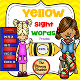 Level 1 Sight Words - Yellow Crayon