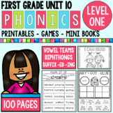 Level 1 Unit 10 Blends, Diphthongs, Suffixes
