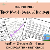 Level 1, Unit 10- FUN PHONICS- Word of the Day, Trick/Sigh