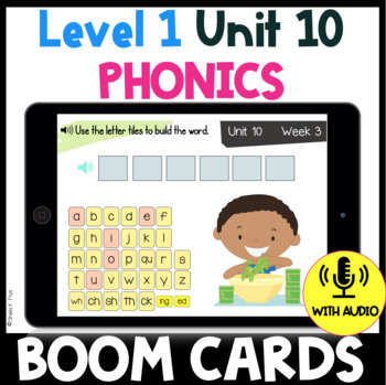 Preview of Level 1 | Unit 10 | Suffix s ed ing | BOOM CARDS | Fun Phonics