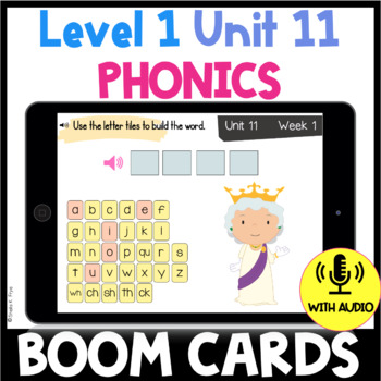 Preview of Level 1 | Unit 11 | VCE Syllable | BOOM CARDS | Fun Phonics