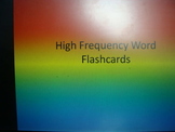 Level 1 high frequency word flash cards (full set)