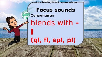Preview of Phonics -l (gl, bl, fl, spl) | Weka in a Flap