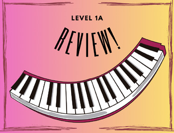 Preview of Level 1A Piano Review Packet