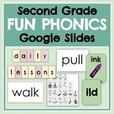 Level 2 Fun Phonics Google Slides: Units 9-17 BUNDLE