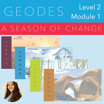 Preview of Level 2 - Module 1 - A Season of Change - Geoes - 100% EDITABLE