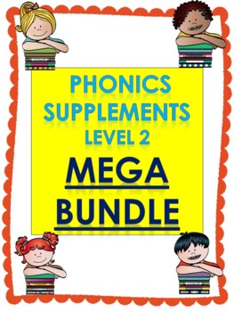 Preview of Level 2 units 1-17 Phonics supplements, Centers, and Activities MEGA BUNDLE