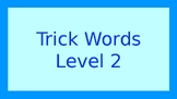 FUN Phonics Trick Word Slides - Level 2