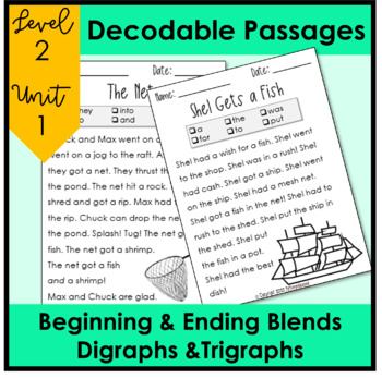Preview of Fluency FUN! Decodable Passages for 2nd Grade: Unit 1