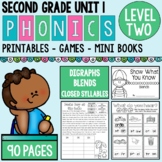 Level 2 Unit 1 - Digraphs, Closed Syllables, Blends
