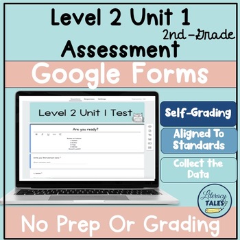 Preview of Level 2 Unit 1  Phonics Tests (Google Form)