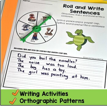 oi oy worksheets by smart and special teaching tpt