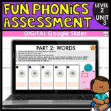 Fun Phonics Assessment for Level 2 Unit 3 with Audio on Go