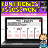 Fun Phonics Assessment for Level 2 Unit 5 with Audio Dicta