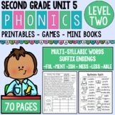 Phonics Level 2 Unit 5 : Syllables and Suffixes