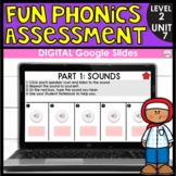 Fun Phonics Assessment for Level 2 Unit 7 with Audio Dicta