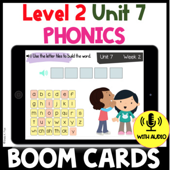 Preview of Level 2 | Unit 7 | Syllables | BOOM CARDS | Fun Phonics