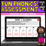 Fun Phonics Assessment for Level 2 Unit 8 with Audio Dicta