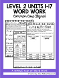 Level 2 Units 1-17 Word Work WHOLE YEAR BUNDLE