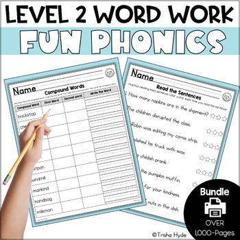 Preview of Level 2 | Word Work | Fun Phonics | Bundle