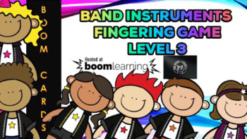 Preview of Level 3 Bundle - Band Instruments Fingering Game