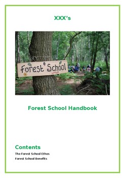 Preview of Level 3 Forest School Leader Handbook