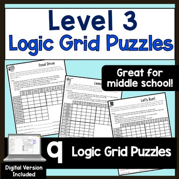 Preview of Level 3 Logic Puzzles