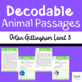 Level 3: Orton-Gillingham Based Decodable Animal Passages