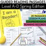 Level A-D Spring Guided Reading Passages | Lesson Plans & 