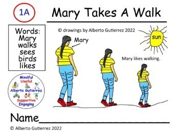 Preview of Fiction: Mary Takes A Walk #1A