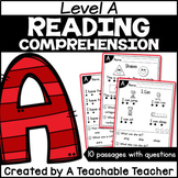 Level A Reading Comprehension Passages and Questions