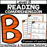 Level B Reading Comprehension Passages and Questions