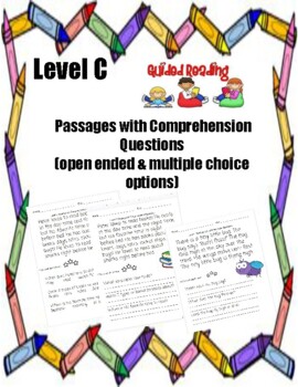Preview of Level C Reading and Comprehension