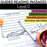 Level D Guided Reading Passages | Fiction | Kindergarten |
