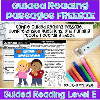 Preview of 1st grade reading passages with comprehension questions
