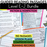 Level E-J Guided Reading Passages Bundle | Fiction and Non
