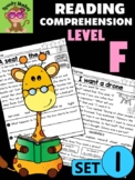 Level F Reading Comprehension Passages & Questions - SET 1