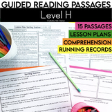 Level H Guided Reading Passages | Fiction | Comprehension 
