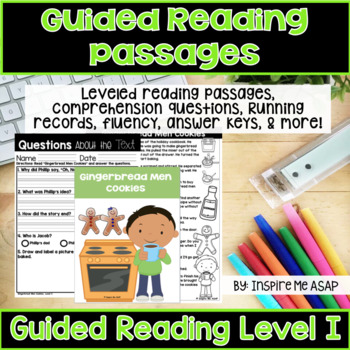 Reading Passages for 1st Grade Level I by Inspire Me ASAP | TPT