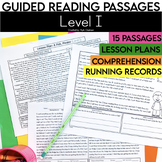 Level I Guided Reading Passages | Fiction | Comprehension 