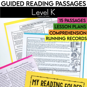 Preview of Level K Guided Reading Passages and Comprehension Questions 2nd Grade Fiction