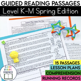Level K-M Spring Guided Reading Passages | Lesson Plans & 