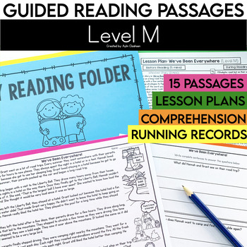 Preview of Level M Guided Reading Passages and Comprehension Questions 2nd Grade Fiction