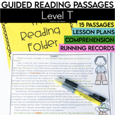 Level T Guided Reading Passages with Comprehension Questio