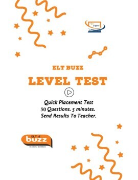 Preview of Level Test. Placement Test. ESL. EFL. Online. Digital.  ELLs.