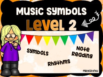 Preview of Level Two (1st Grade) Music Symbols