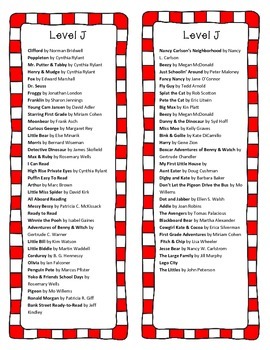 Leveled Book Lists For Kids Guided Reading Levels J Q By Teaching Timesavers