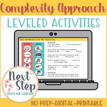 Preview of Leveled Consonant Cluster Activities for the Complexity Approach