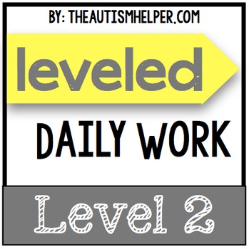 Preview of Leveled Daily Work {Level 2}