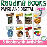 Leveled Guided Reading Books Level J Printable AND DIGITAL